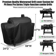 QuliMetal Grill Cover showing zipper closure detail