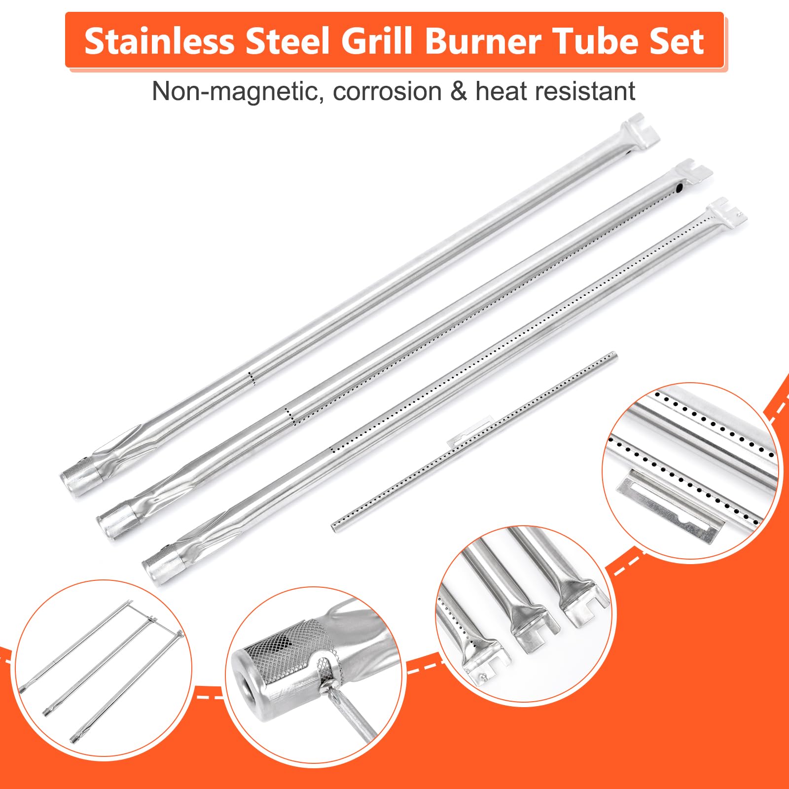 QuliMetal grill parts package with hardware and instruction sheet
