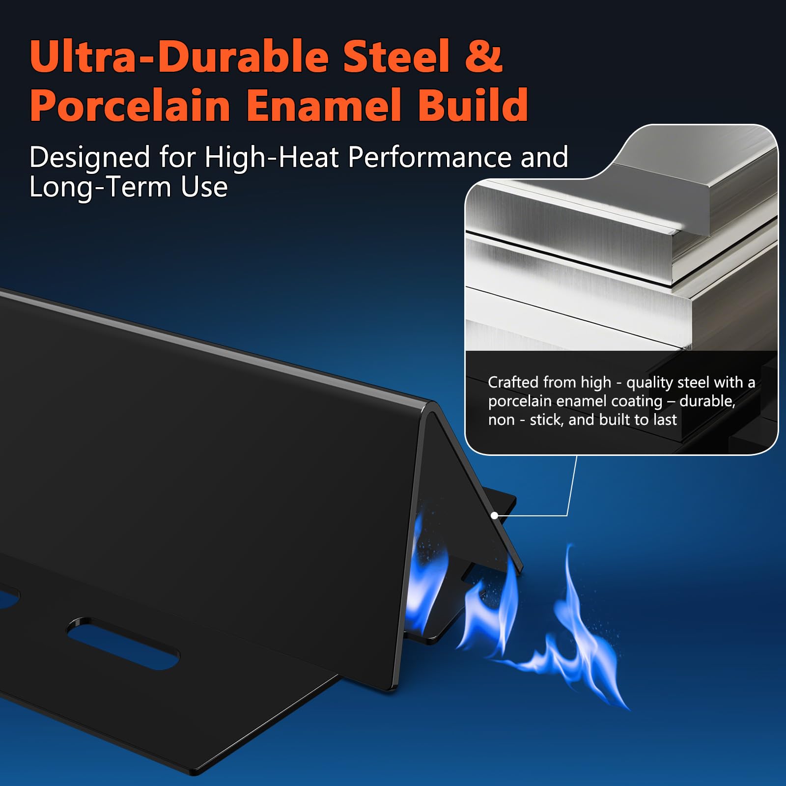 QuliMetal heat deflectors for Weber Genesis 300 Series