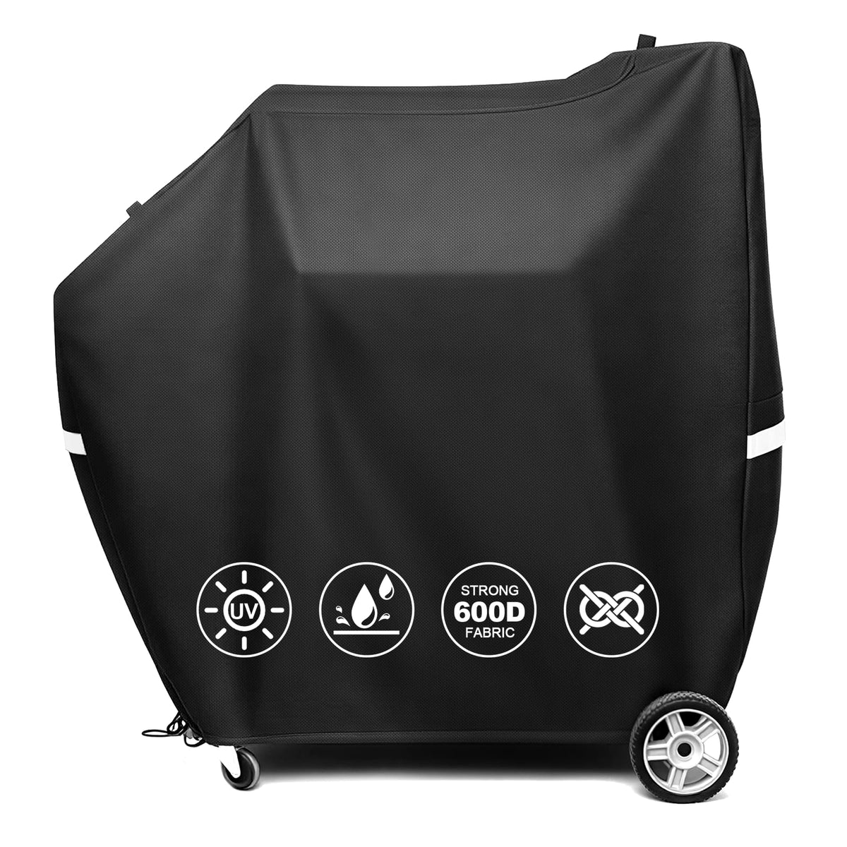 QuliMetal Smoker Cover for Masterbuilt Gravity Series 560, front view