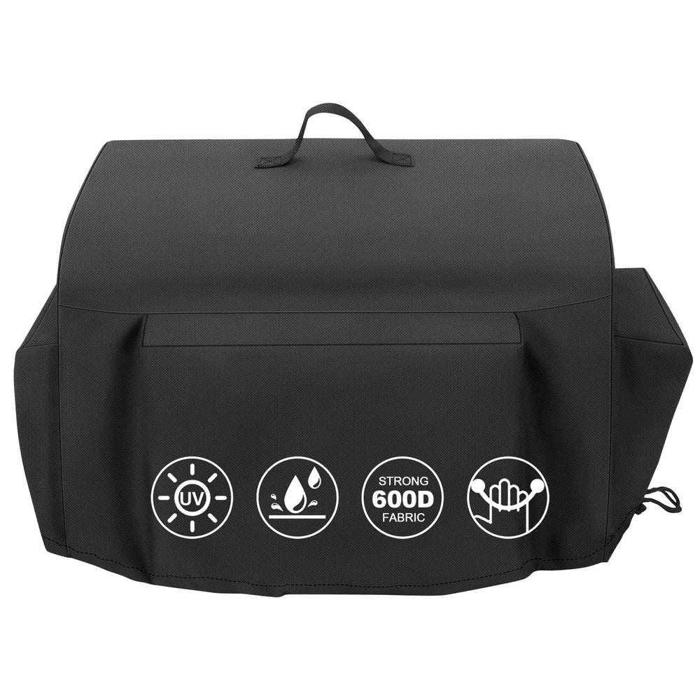 QuliMetal Tabletop Grill Cover for Pit Boss PB150PPG, black
