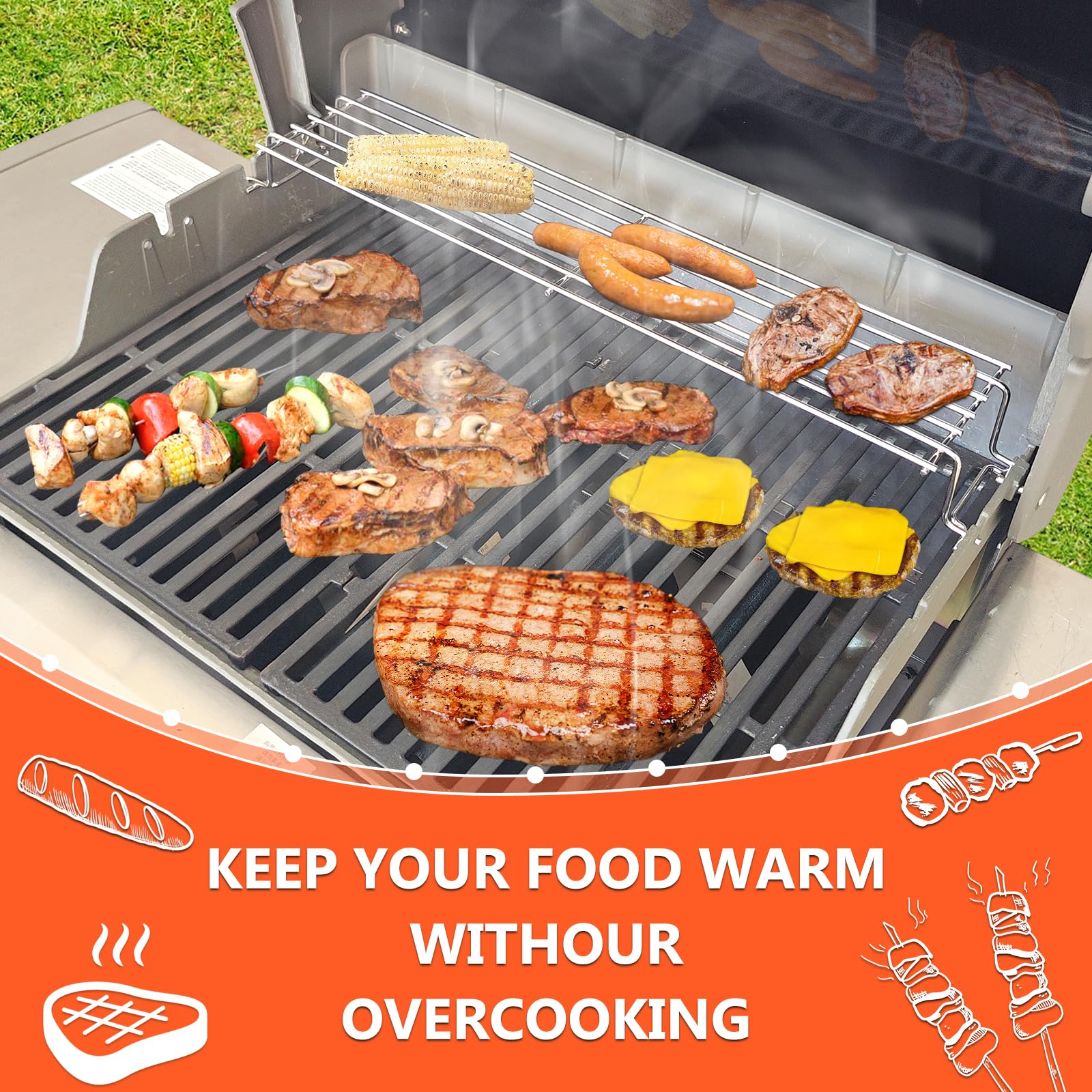QuliMetal warming rack packaging and included parts