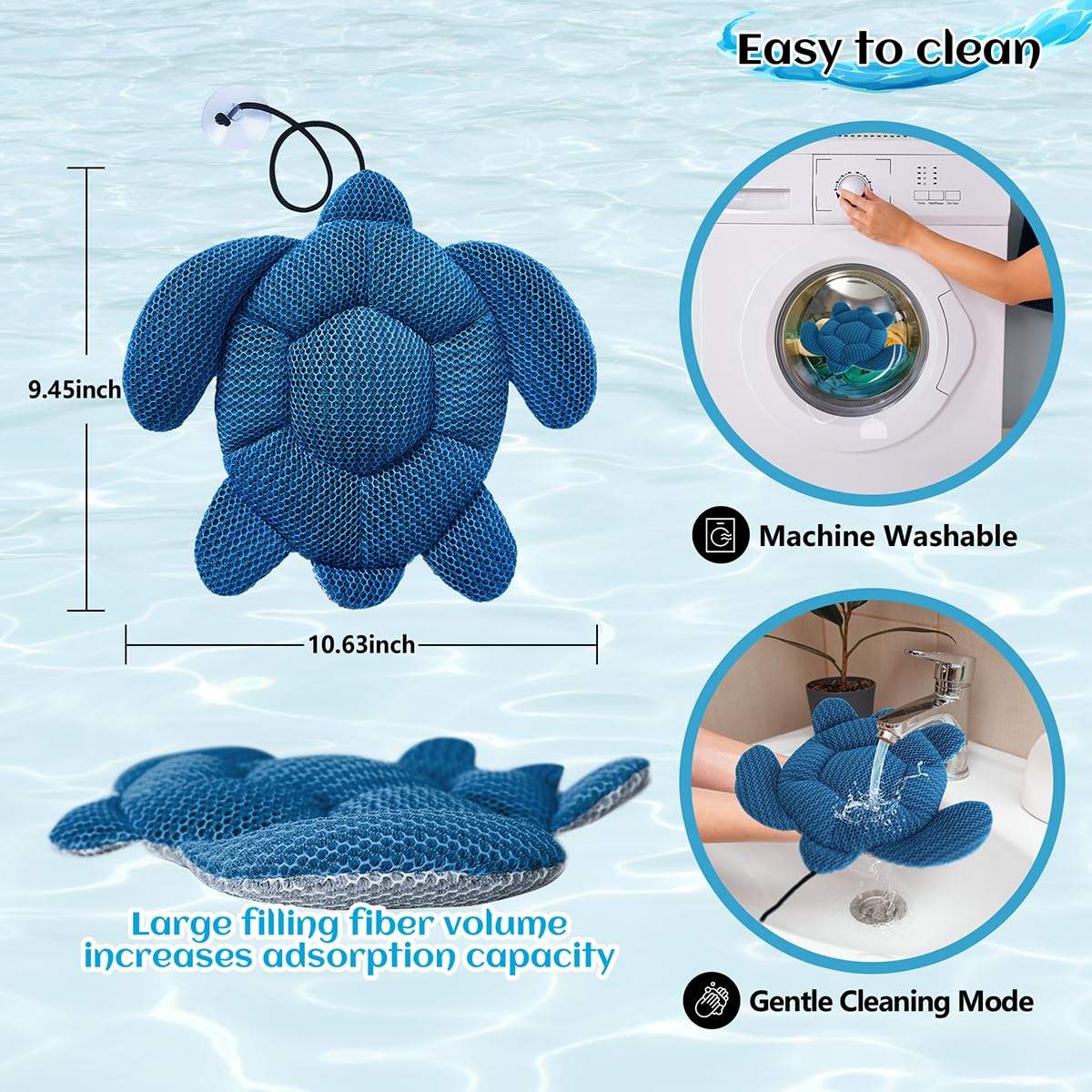 Quttisay Turtle Scum Absorber packaging