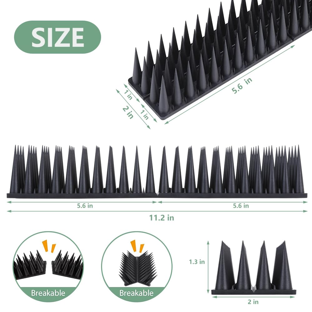 Quunoot Bird Spikes packaging showing 20 strips