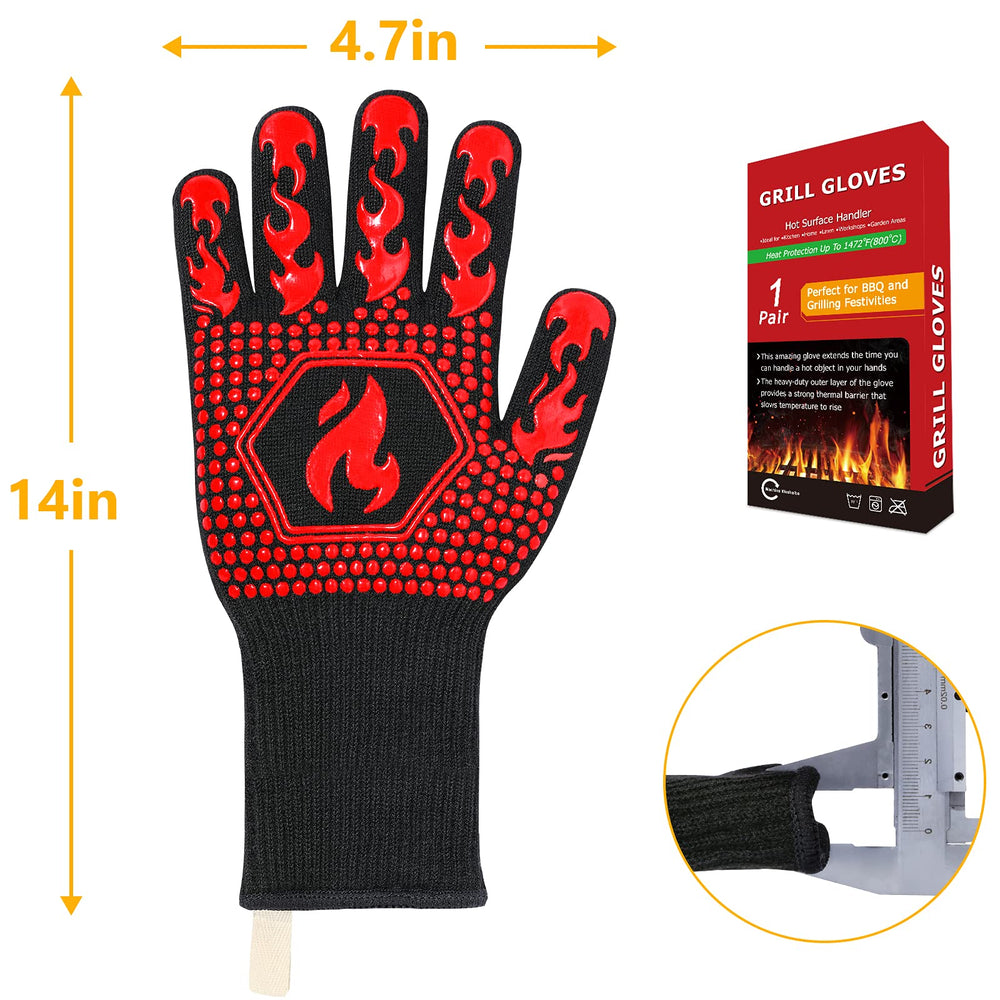 QUWIN BBQ Gloves packaging front view