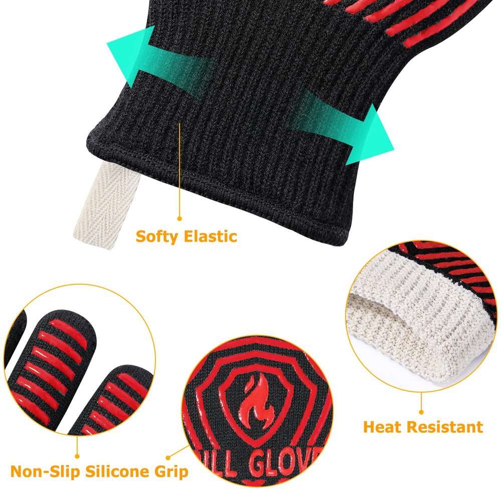 QUWIN BBQ Gloves with packaging