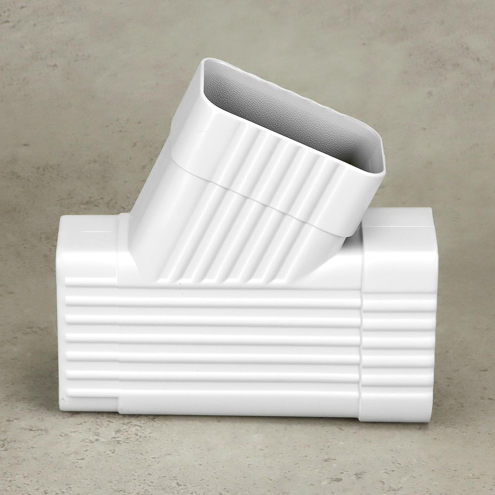 QWORK Downspout Gutter Y Connector 2x3 packaging front view