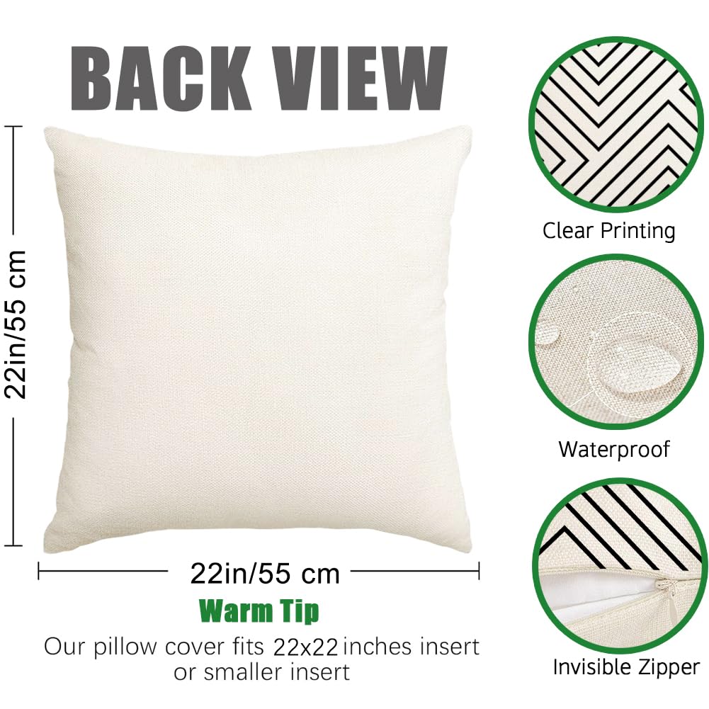 RABUSOFA black and beige pillow covers displayed in a garden setting