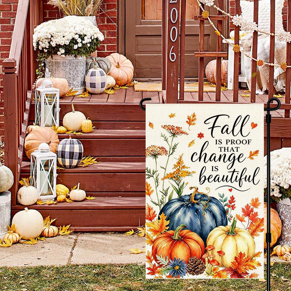 RABUSOFA Fall Garden Flag 12x18 packaging details