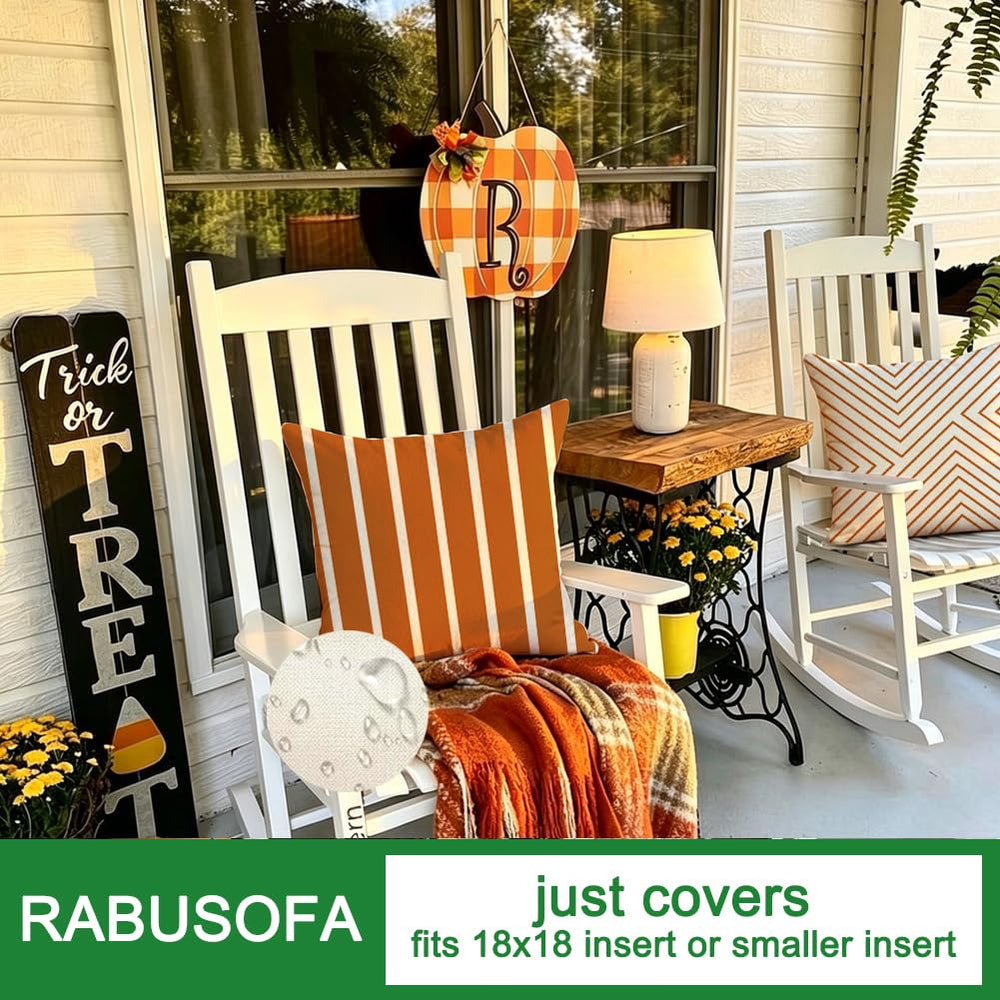 RABUSOFA outdoor pillow covers being machine washed