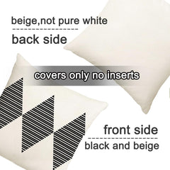 RABUSOFA pillow covers arranged on a patio sofa
