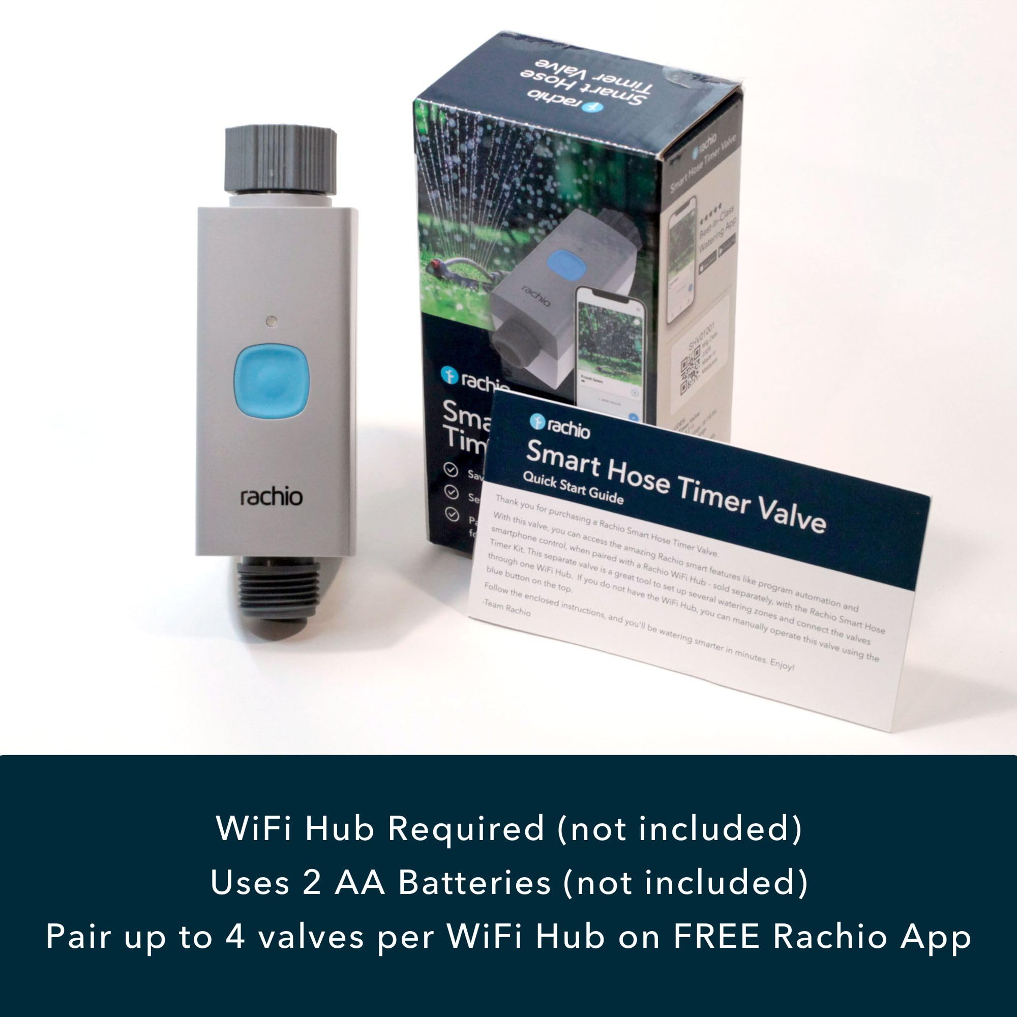 Rachio Smart Hose Timer side view showing connection