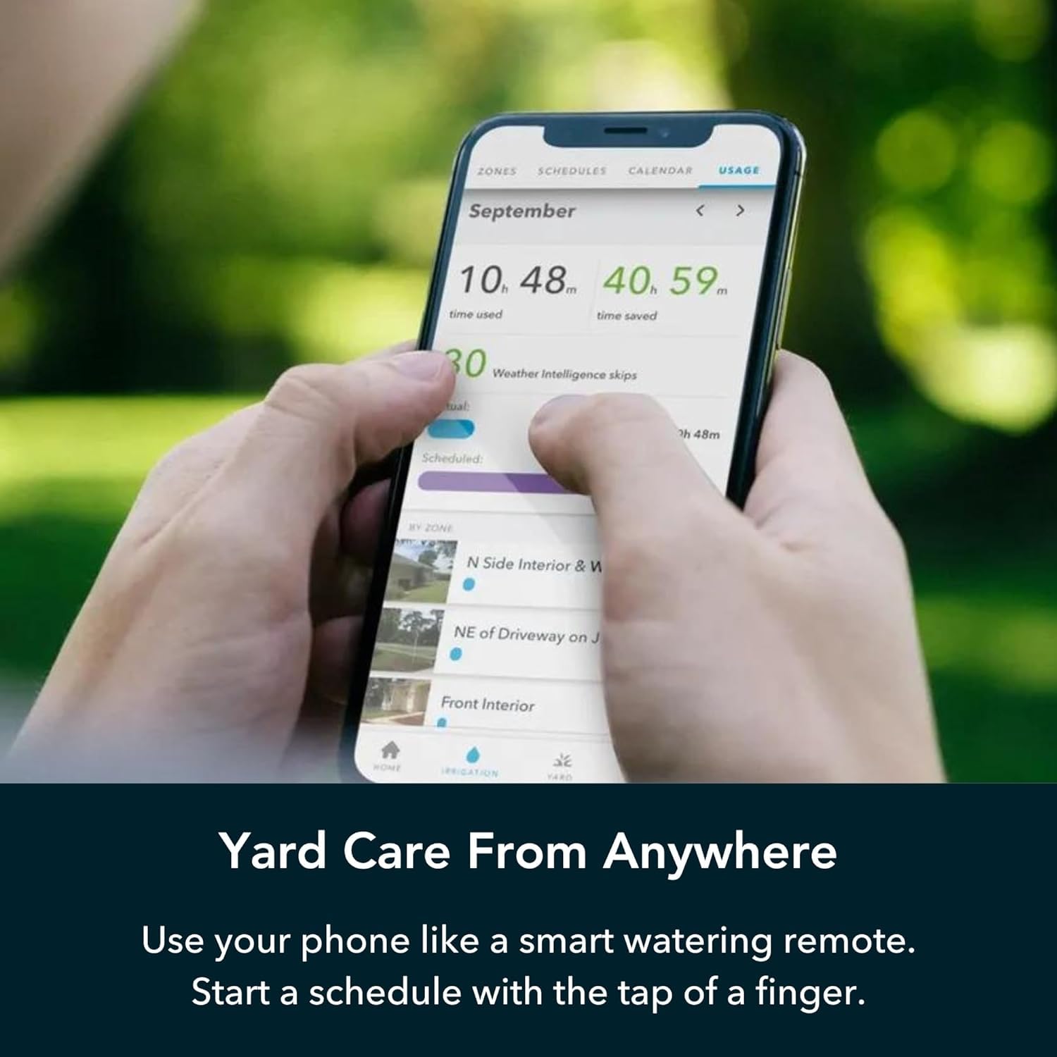 Rachio Smart Sprinkler Controller back view with power supply