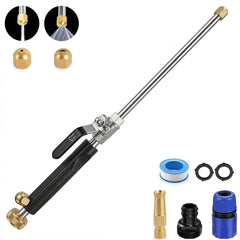 Raddile Power Washer Hose Attachment front view with adjustable wand