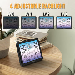 Raddy VP7 weather station with adapter and installation accessories