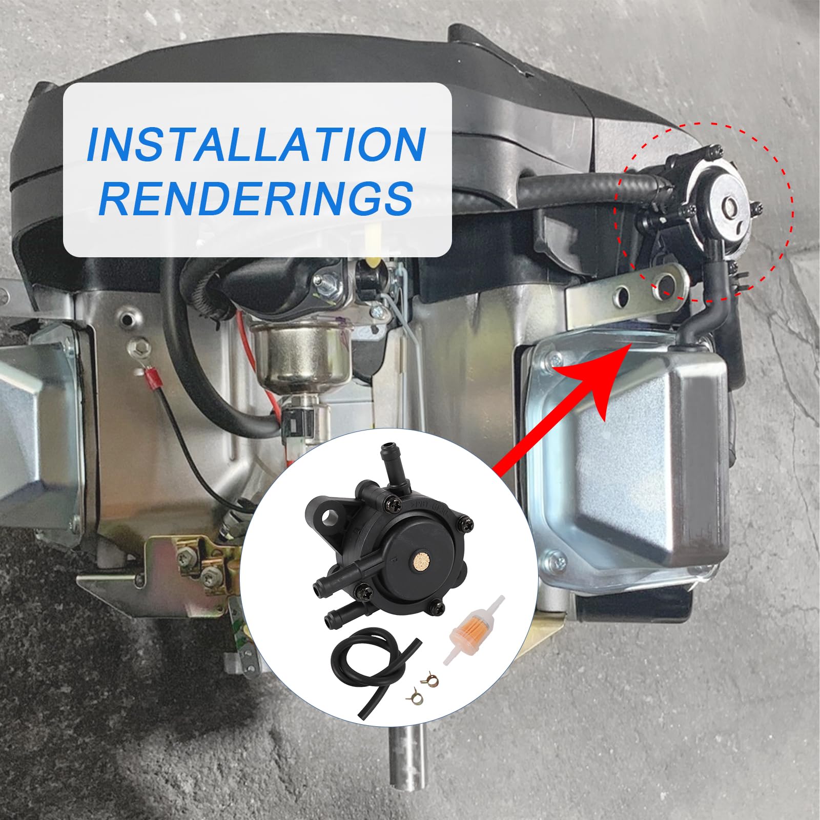 RADHLBNIU Fuel Pump Replacement dimensions