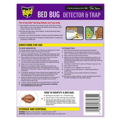 Raid Bed Bug Detector and Trap with see-through window