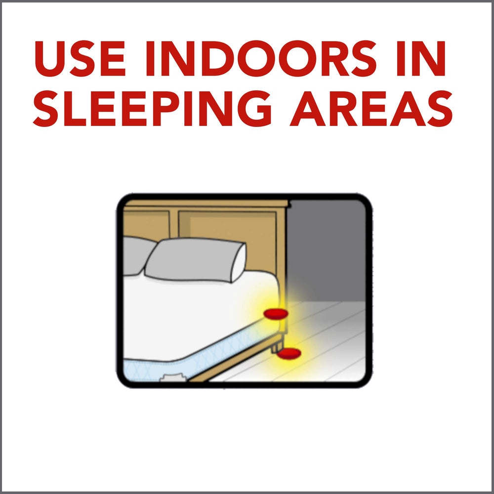 Raid Bed Bug Detector & Trap side view with dimensions