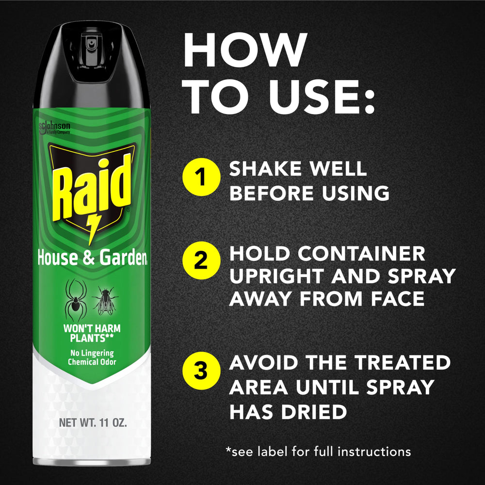 Raid Bug Killer Spray used in indoor kitchen
