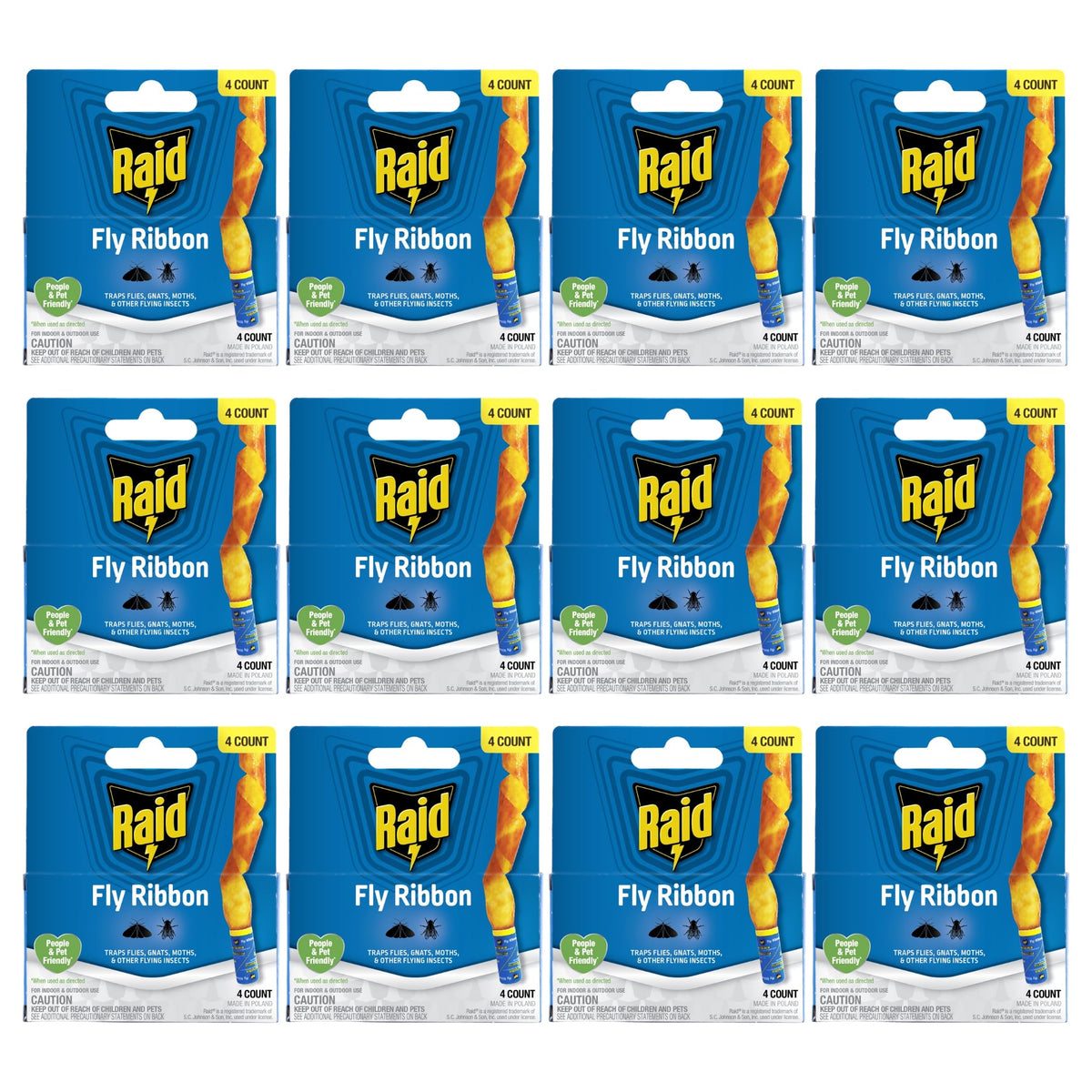 Raid Fly Catcher Ribbon 12-Pack front view
