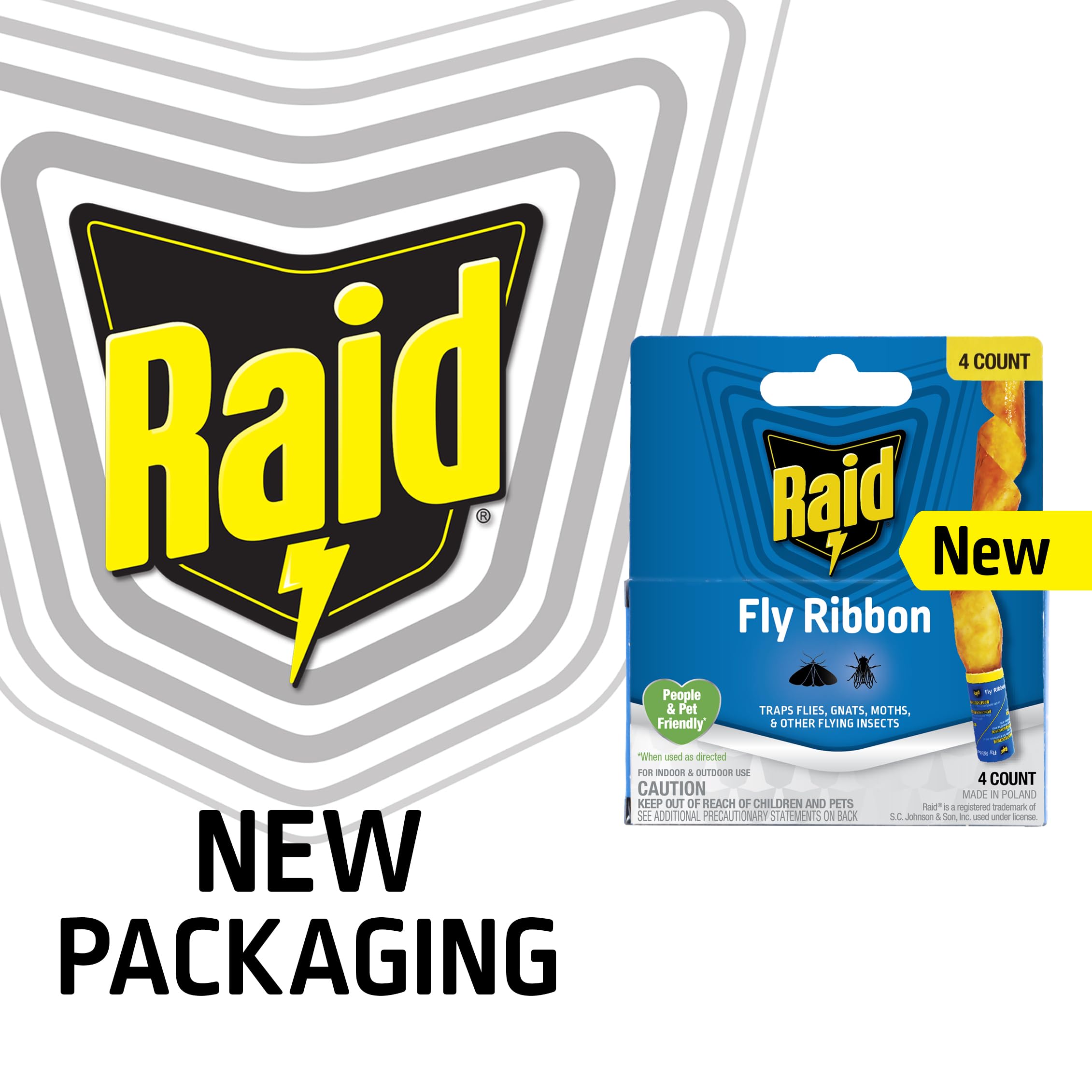 Raid Fly Catcher Ribbon packaging and details