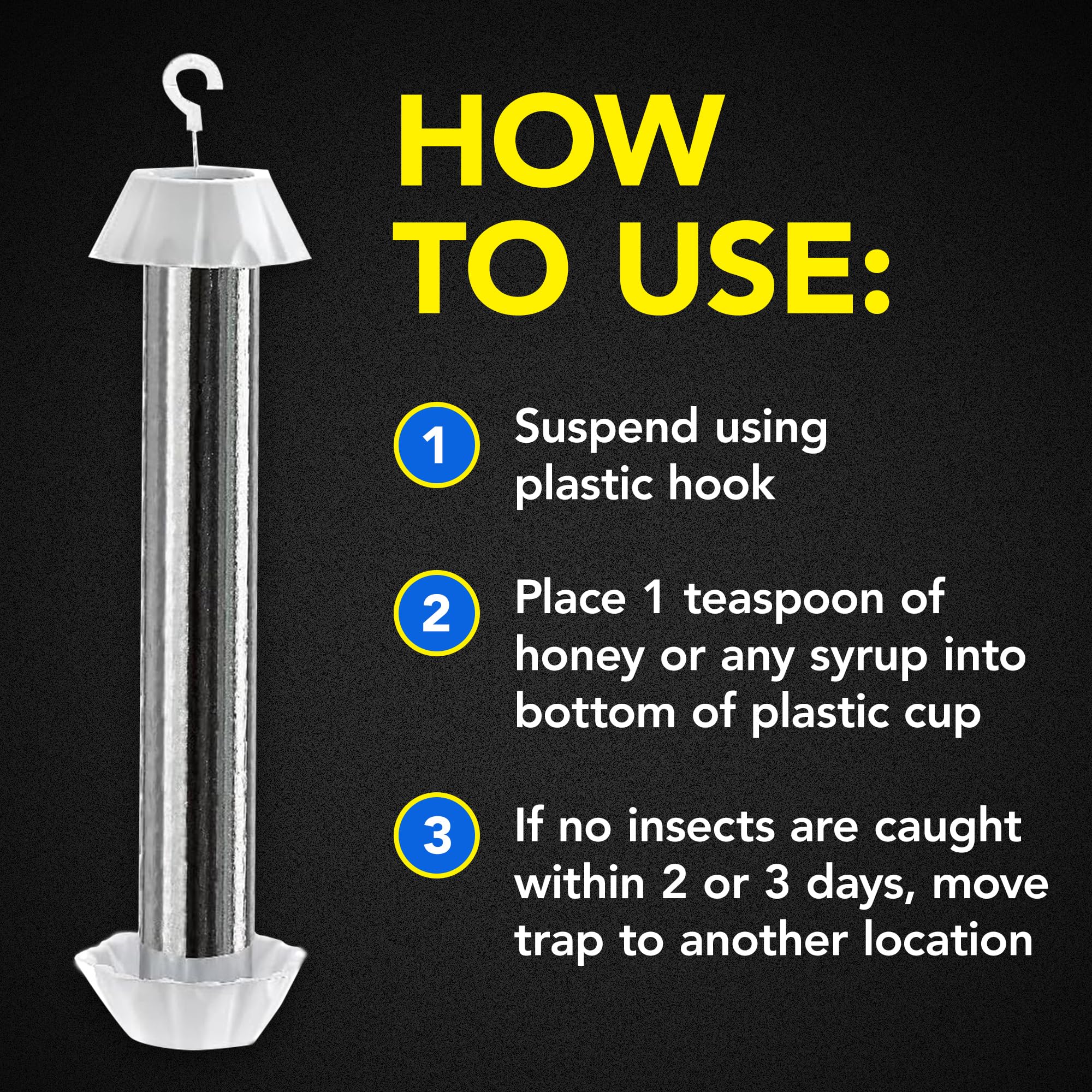 Raid Fly Stick placed in a barn environment to trap flying insects