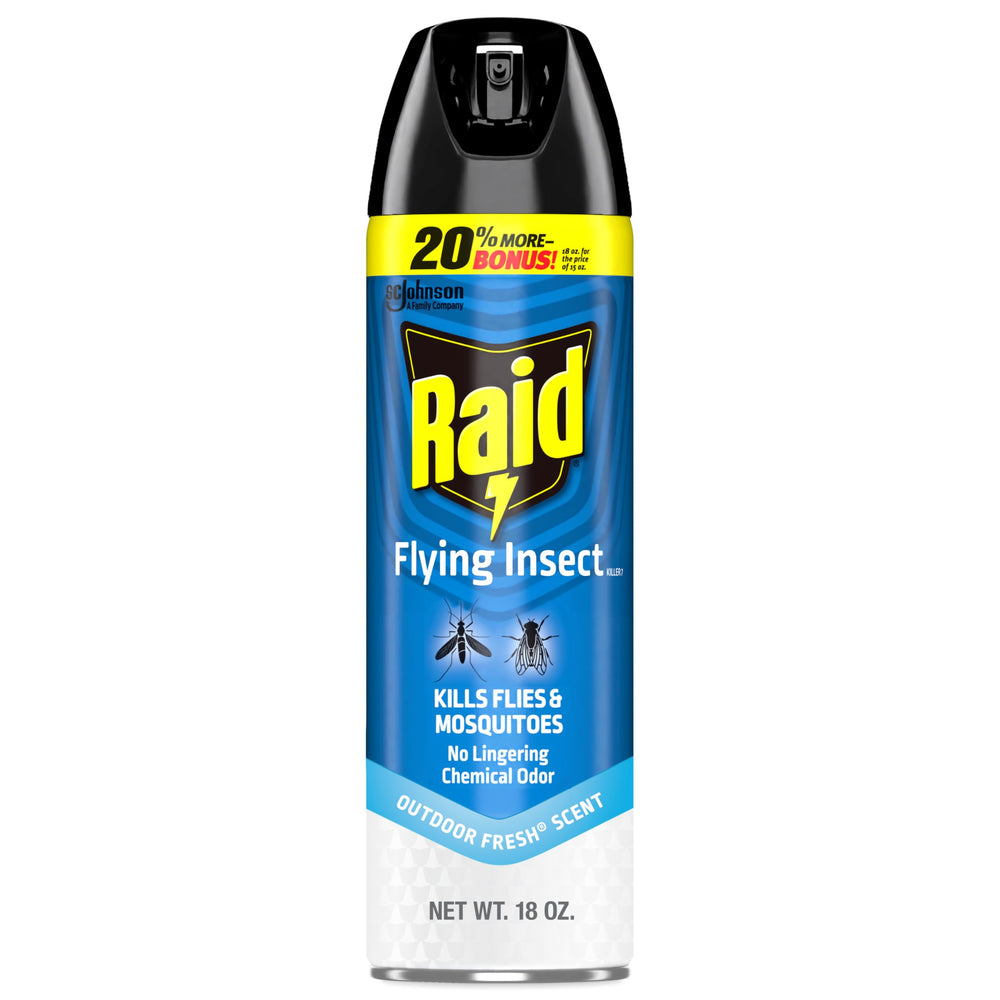 Raid Flying Insect Killer 18 oz aerosol spray front view