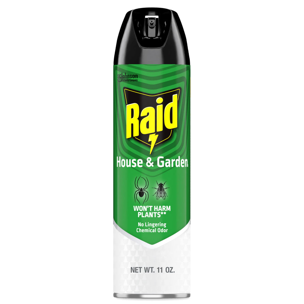 Raid House & Garden Bug Spray 11 oz front view