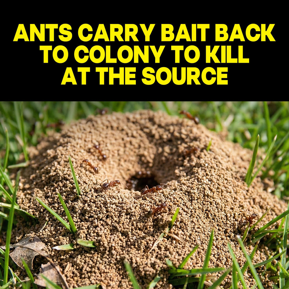 Raid Max Liquid Ant Bait safety warning label
