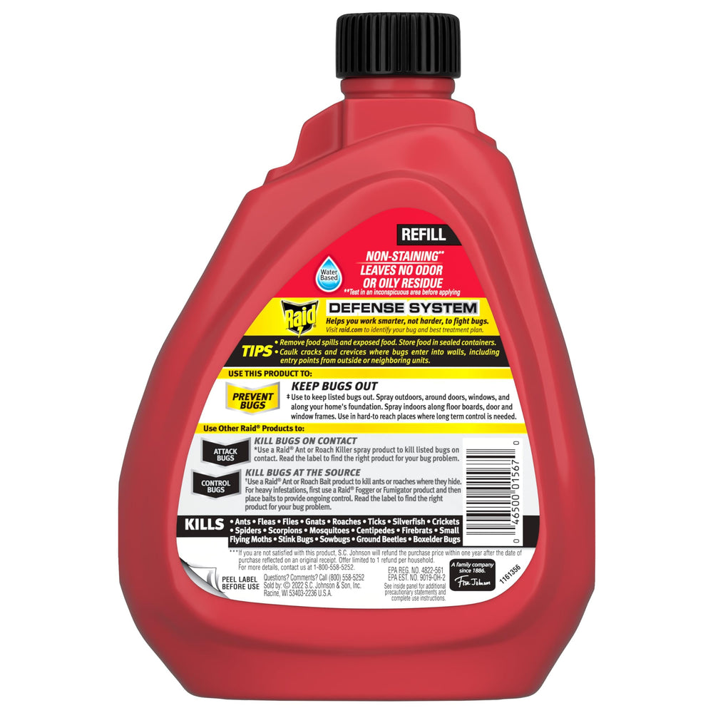 Raid MAX Perimeter Protection Insecticide Spray 30 fl oz side view