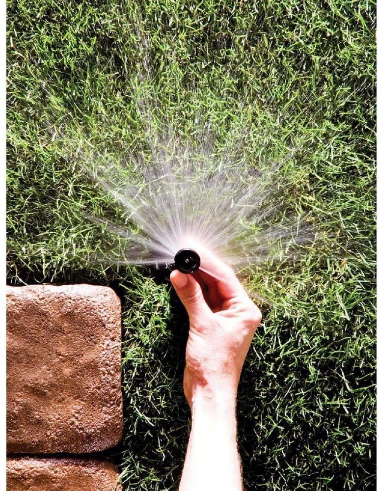 Rain Bird 1803APPRS PRS Pop-Up Sprinkler in a garden setting