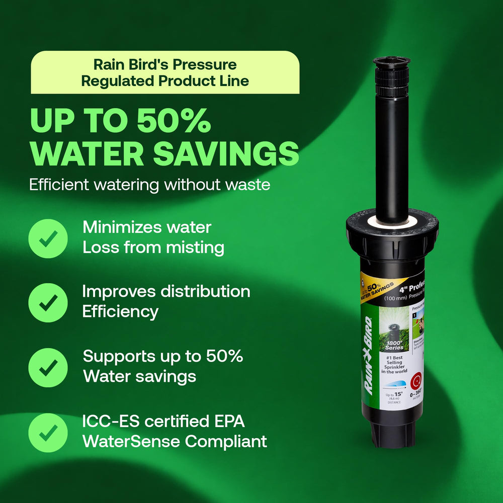 Rain Bird 1804APPRS pop up sprinkler head side view