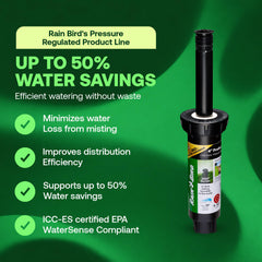 Rain Bird 1804APPRS pop up sprinkler head side view
