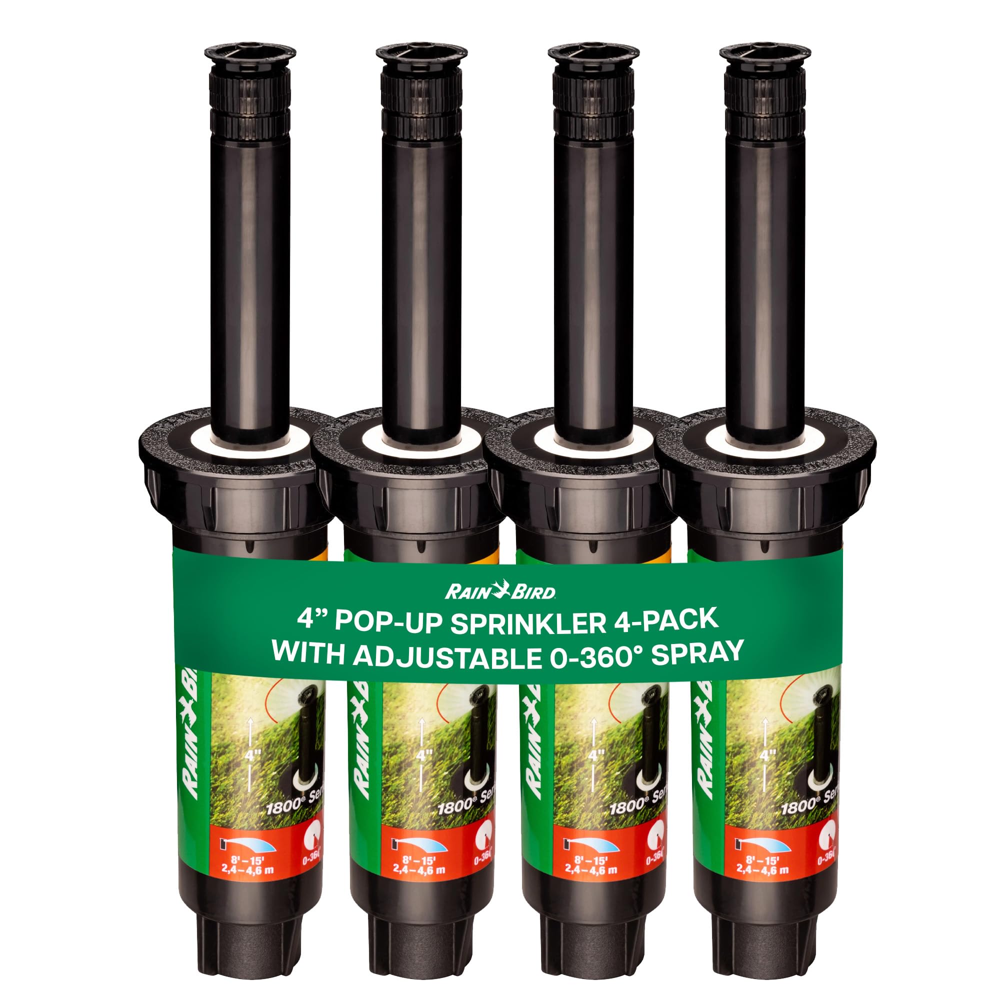 Rain Bird 1804VAN 4 Inch pop-up sprinkler head front view