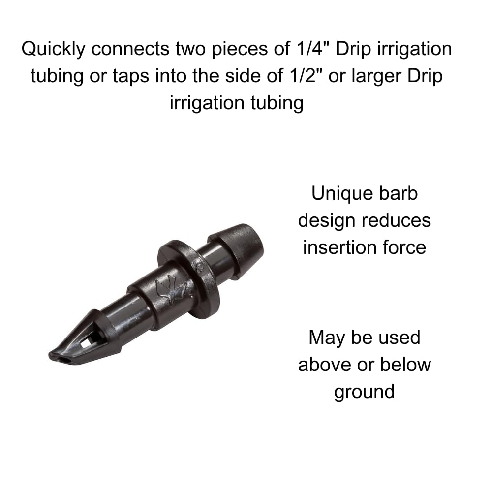 Rain Bird 30-pack of barbed coupling fittings in plastic bag