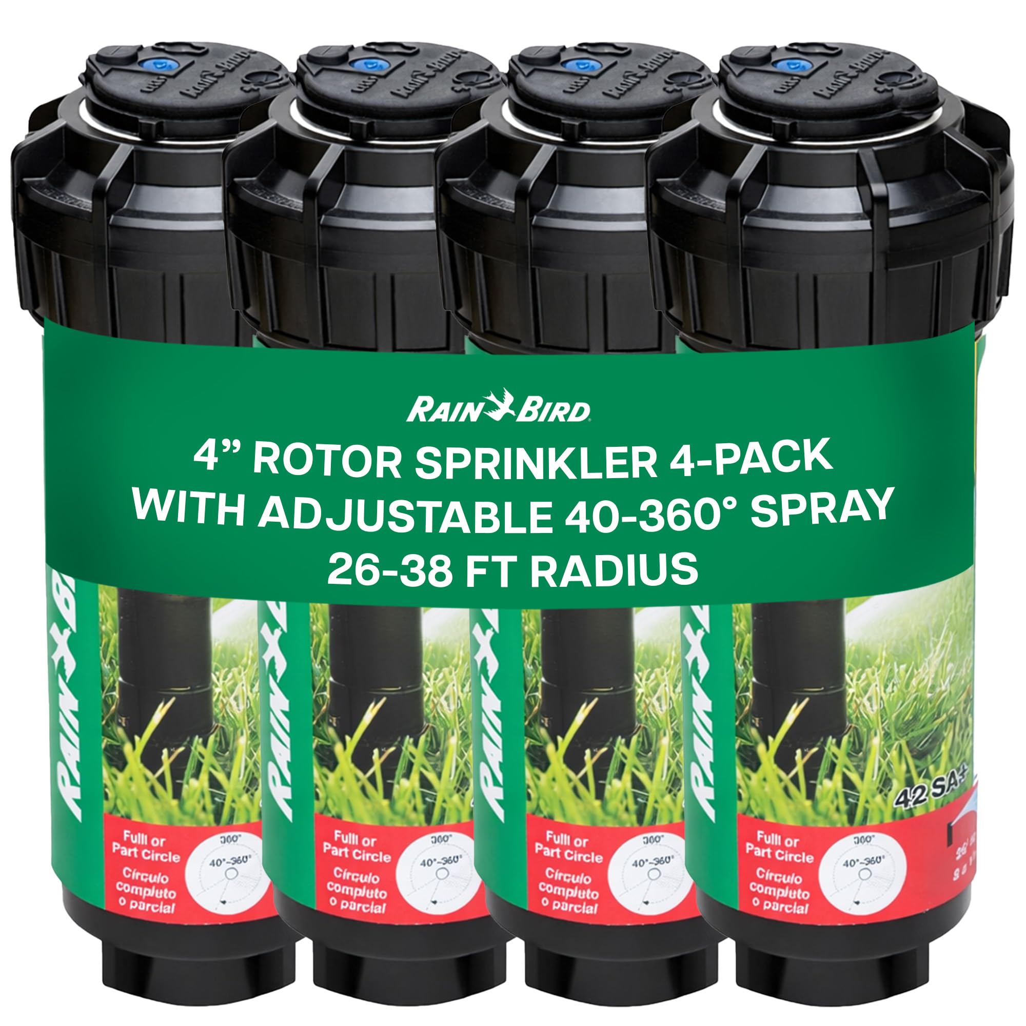 Rain Bird 42SA+ Gear Driven Rotor Sprinkler Head front view