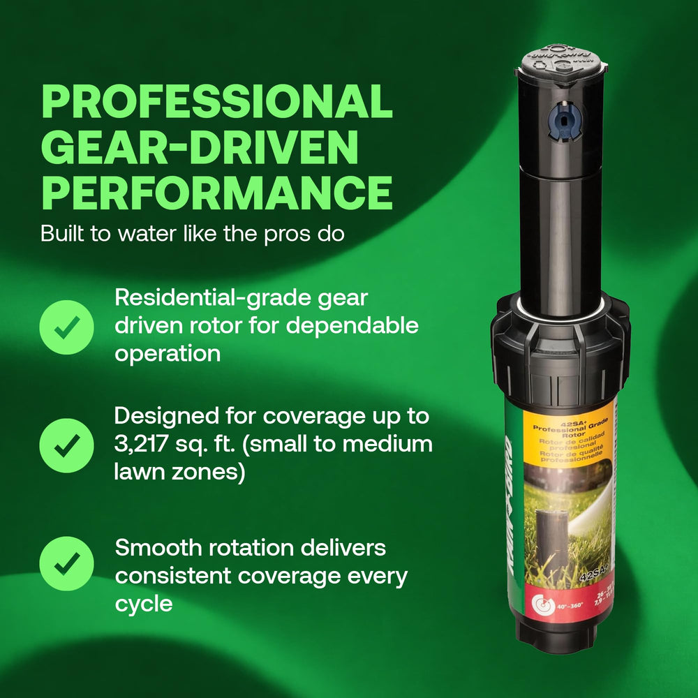 Rain Bird 42SA+ rotor sprinkler head side view