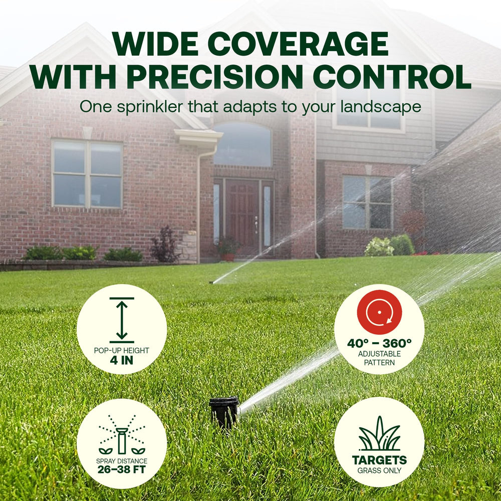 Rain Bird 42SA+ rotor sprinkler head with adjustable nozzle
