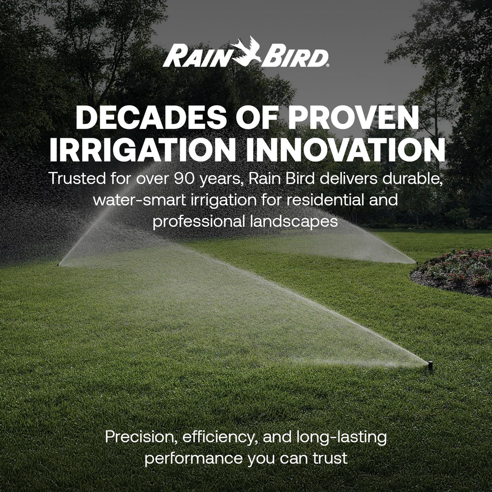 Rain Bird 42SA+ rotor sprinkler head with spray pattern