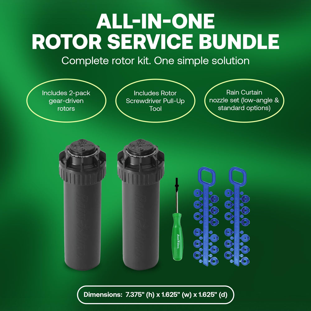 Rain Bird 5000 Rotor installed in a residential lawn
