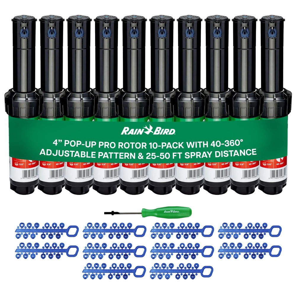 Rain Bird 5000 Rotor Sprinkler 10-Pack with Nozzle Tree