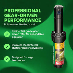 Rain Bird 52SA sprinkler head showing adjustable nozzle