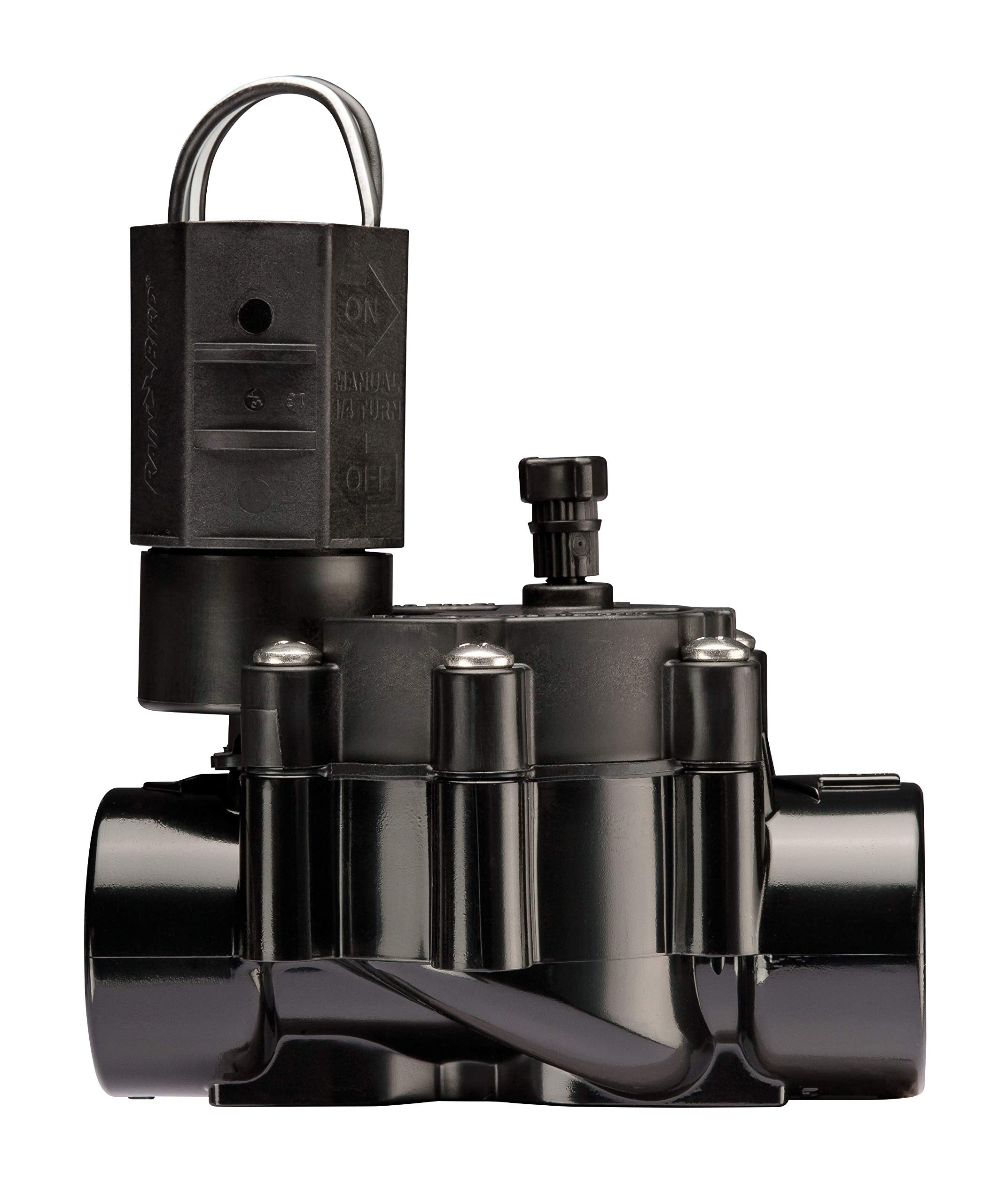 Rain Bird CP100 In-Line Valve side view with threaded connections