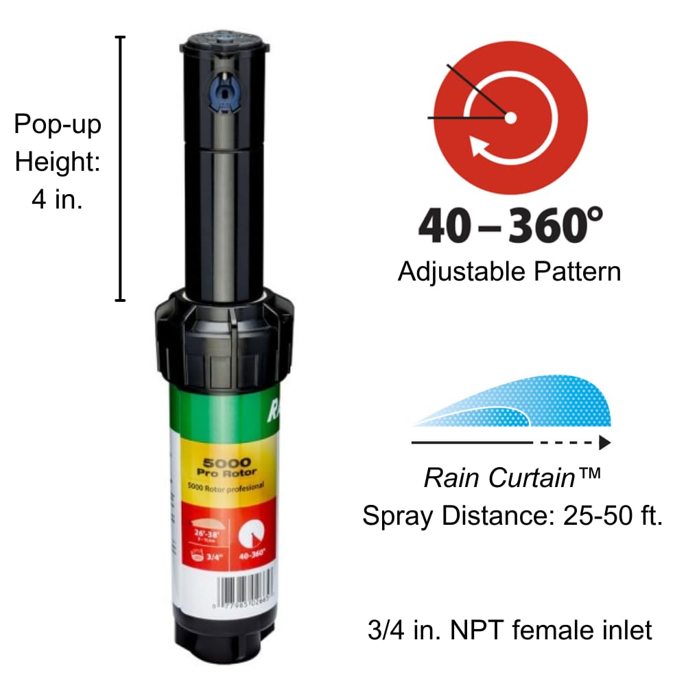 Rain Bird CP5004PC Pro Nozzle Rotor side view