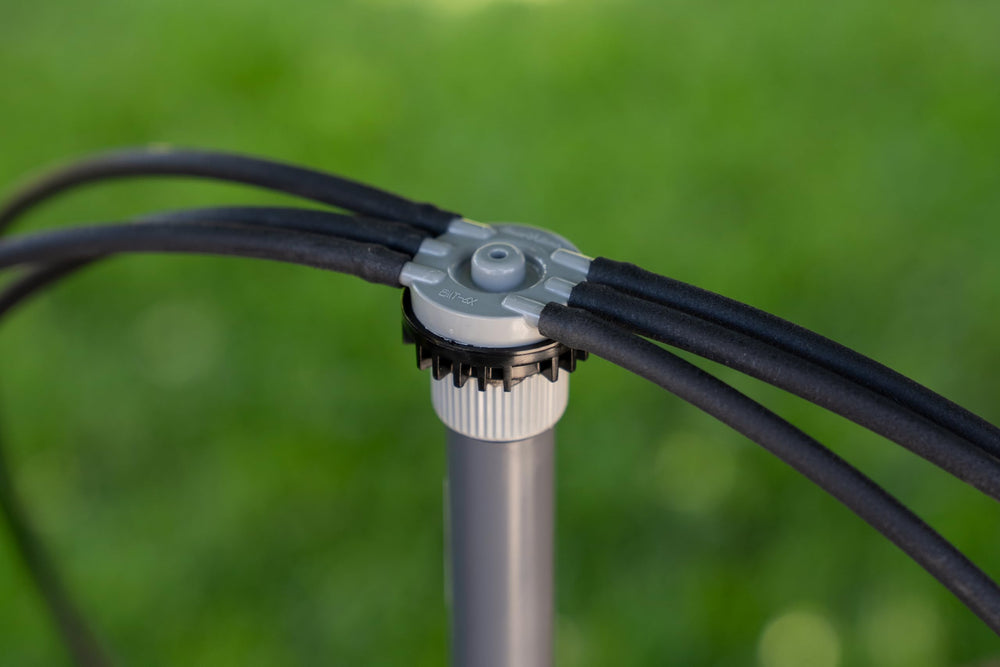 Rain Bird Drip Manifold installation example with plants