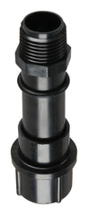 Rain Bird Drip Pressure Regulator front view, black colour
