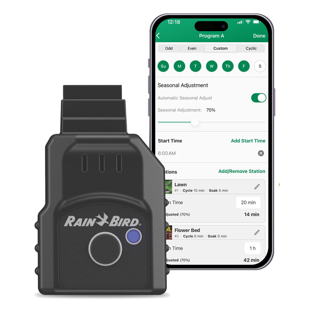 Rain Bird LNK2 Smart WiFi Module front view
