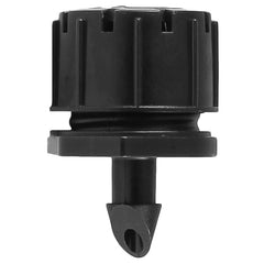 Rain Bird Micro-Bubbler installed in drip irrigation tubing