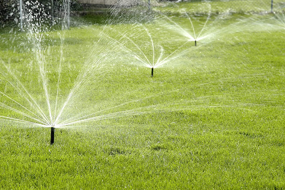 Rain Bird Pro Rotary Sprinkler showcasing water distribution