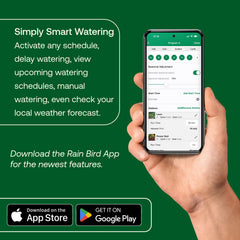 Rain Bird TRU8IW irrigation controller LCD display